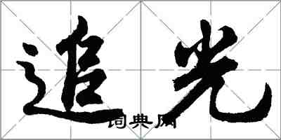 胡問遂追光行書怎么寫