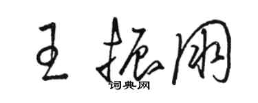 駱恆光王振朋草書個性簽名怎么寫