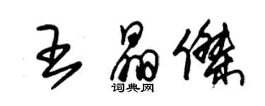 朱錫榮王晶傑草書個性簽名怎么寫