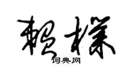 朱錫榮賴朴草書個性簽名怎么寫