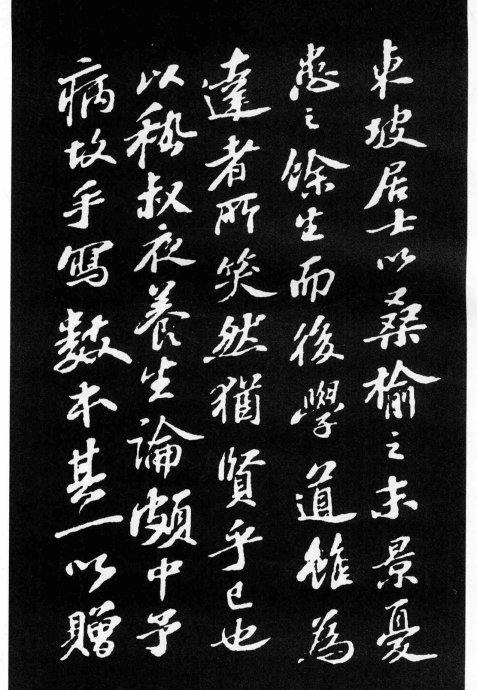 蘇軾小楷《養生論》