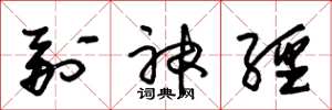 朱錫榮副神經草書怎么寫