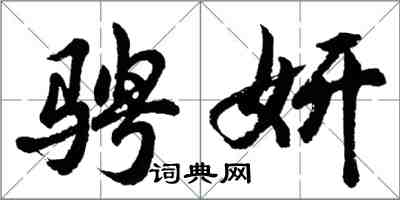 胡問遂騁妍行書怎么寫