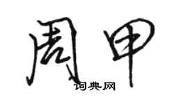 駱恆光周甲行書個性簽名怎么寫