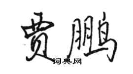 駱恆光賈鵬行書個性簽名怎么寫