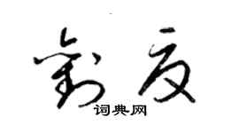 梁錦英劉夏草書個性簽名怎么寫