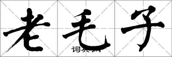 翁闓運老毛子楷書怎么寫