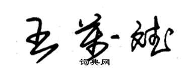 朱錫榮王萬斌草書個性簽名怎么寫