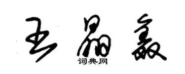 朱錫榮王晶鑫草書個性簽名怎么寫