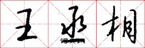 王丞相怎么寫好看
