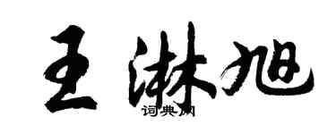 胡問遂王淋旭行書個性簽名怎么寫