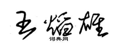 朱錫榮王焰雄草書個性簽名怎么寫
