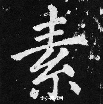 趙孟頫在張留孫碑中寫的素