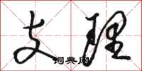 駱恆光支理草書怎么寫