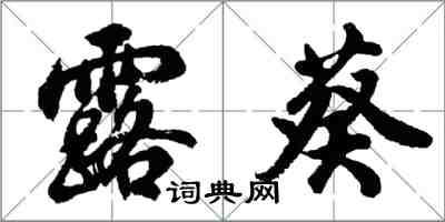 胡問遂露葵行書怎么寫