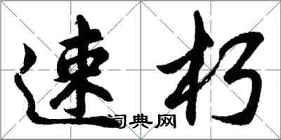 胡問遂速朽行書怎么寫