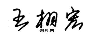 朱錫榮王栩宏草書個性簽名怎么寫