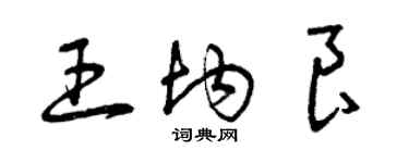 曾慶福王均良草書個性簽名怎么寫