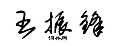 朱錫榮王振鋒草書個性簽名怎么寫