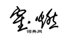 朱錫榮霍燃草書個性簽名怎么寫