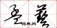 王冬齡孟藝草書怎么寫