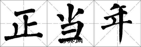 翁闓運正當年楷書怎么寫