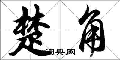 胡問遂楚角行書怎么寫