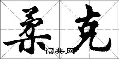 胡問遂柔克行書怎么寫