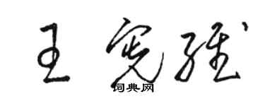 駱恆光王憲維草書個性簽名怎么寫