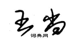 朱錫榮王尚草書個性簽名怎么寫