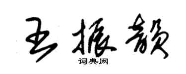 朱錫榮王振韻草書個性簽名怎么寫