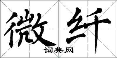 翁闓運微纖楷書怎么寫