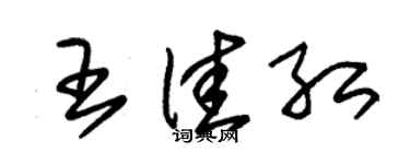 朱錫榮王佳紅草書個性簽名怎么寫