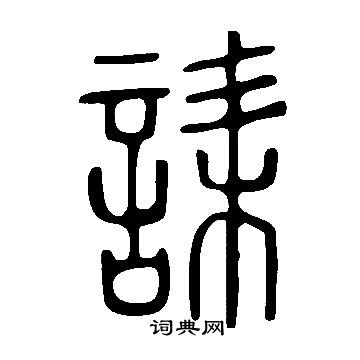 說文解字寫的誄