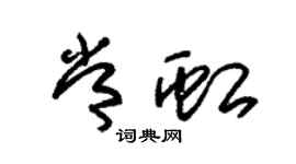 朱錫榮常虹草書個性簽名怎么寫