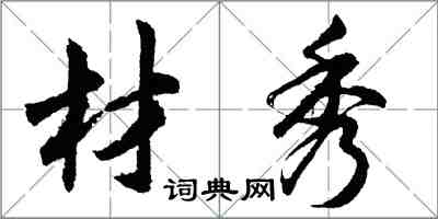 胡問遂材秀行書怎么寫