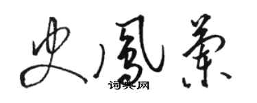 駱恆光史鳳蘭草書個性簽名怎么寫
