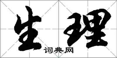 胡問遂生理行書怎么寫