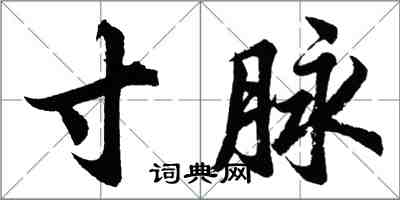 胡問遂寸脈行書怎么寫