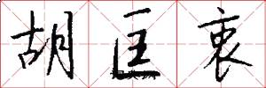 胡匡衷怎么寫好看