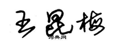 朱錫榮王昆梅草書個性簽名怎么寫