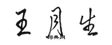 駱恆光王月生行書個性簽名怎么寫