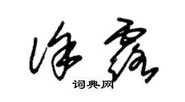 朱錫榮徐露草書個性簽名怎么寫