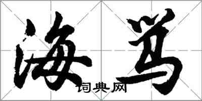 胡問遂海罵行書怎么寫