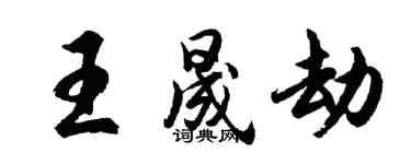 胡問遂王晟劫行書個性簽名怎么寫