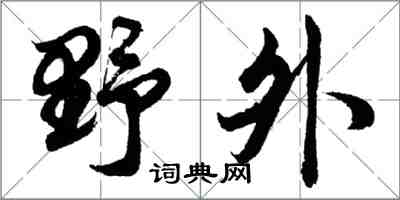 胡問遂野外行書怎么寫