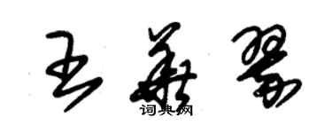 朱錫榮王華翠草書個性簽名怎么寫