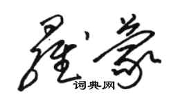 駱恆光羅蒙草書個性簽名怎么寫