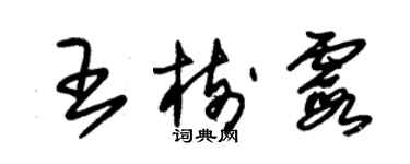 朱錫榮王樹霞草書個性簽名怎么寫