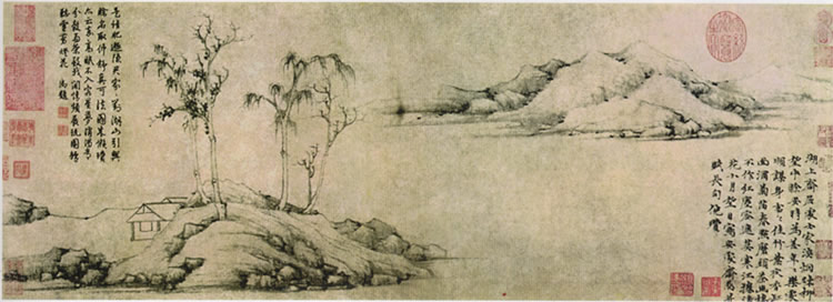 倪瓚題《安處齋圖》